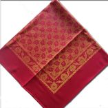 pañuelo tradicional algodón cachemir rojo