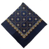 pañuelo tradicional algodón redondel azul